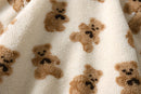 Teddy Bear Fleece Full Zip  Hooded