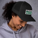 THC Trucker Cap (Green/White)