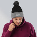 Black Champion Pom-Pom Beanie