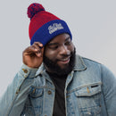Black Champion Pom-Pom Beanie
