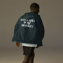 "Walk a mile in my Sneakers" zip up windbreaker