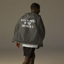 "Walk a mile in my Sneakers" zip up windbreaker