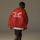 "Walk a mile in my Sneakers" zip up windbreaker