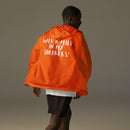 "Walk a mile in my Sneakers" zip up windbreaker