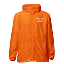 "Walk a mile in my Sneakers" zip up windbreaker