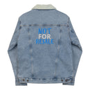 RESALE denim sherpa jacket
